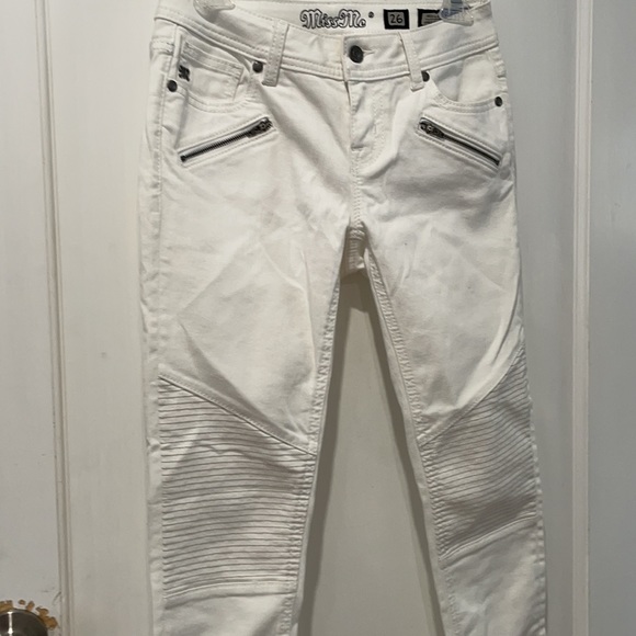 Miss Me White Mid-rise Ankle Skinny Denim Jeans - Picture 8 of 8